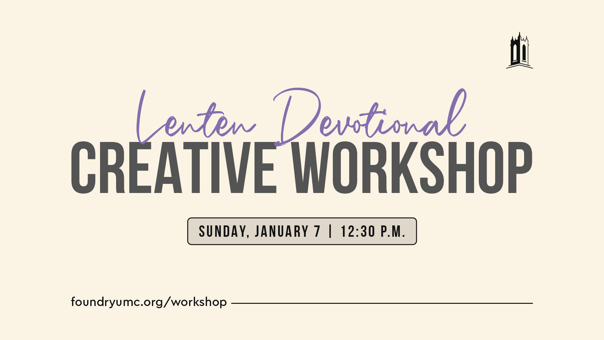 Creative Workshop for the 2024 Lenten Devotional
